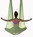 Active Silk Aerial Yoga Hammock 5.5 Yards Premium Aerial Silk Fabric Yoga Swing for Antigravity Yoga Inversion Include Daisy Chain Carabiner and Pose Guide