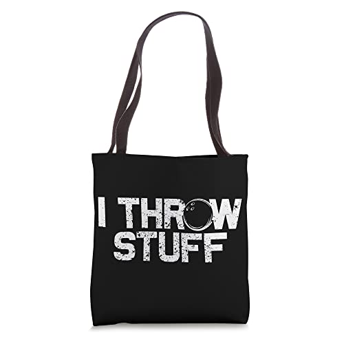 Funny Bowling I Throw Stuff Bolso Tote miniatura 1