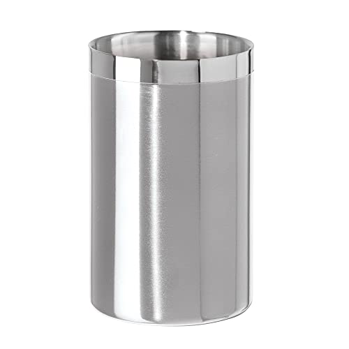 Image of Oggi Insulated Ice Bucket with Lid and Stainless Steel Wine Cooler