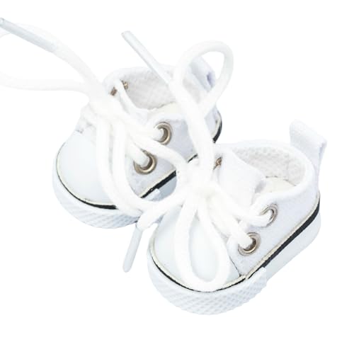 Mini Canvas Doll Shoes for Lububu Outfits, Suitable for 4-7in