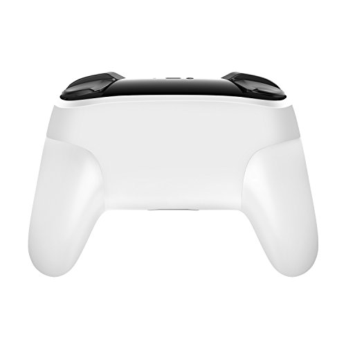MASCARRY Replacement Shell Case for Switch Pro Controller, Super Switch DIY Faceplate and Backplate Case with Replacement Buttons and Handles for Switch Pro Controller (White) - Thumbnail 6
