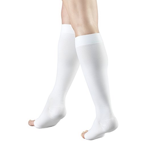 image for Truform 20-30 mmHg Compression Stockings for Men and Women, Knee High 