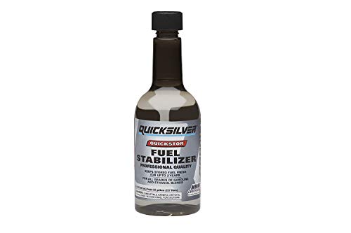 Quicksilver 8M0047922 Quickstor Fuel Stabilizer, 12 Oz - for All Grades of Gas