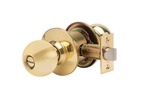 Taco Dl-Svb40-Us3 Dl-Svb Series Trans Atlantic Standard Duty Commercial Cylindrical Privacy Knob In Bright Brass #TOP12