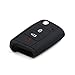 Produktbild sourcing map Schlüssel Schutzhülle Schwarz Silikon Auto Fernbedienung Flip Schlüsselanhänger Cover Shell Fall