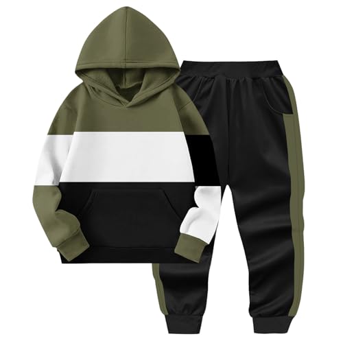 Tracksuits Kids Outfits Fleece Sports Long Sleeve Pullover Hoodies Sweatshirt Sweatpants Fall Winter Suit