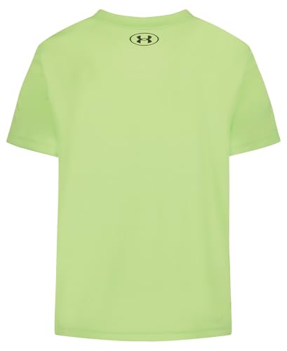 Image of Under Armour Boys' Short Sleeve Logo Graphic T-Shirt, Lightweight & Breathable, Relaxed Fit