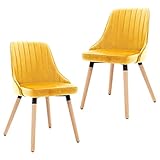 Con su estructura metálica y patas de madera maciza de haya, la silla es estable y duradera