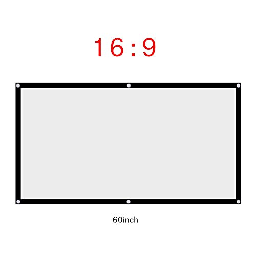 Pantalla de proyección portátil 60 pulgadas 16:9