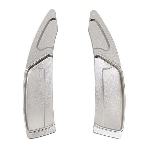 Compatible With Peugeot 3008 5008 3008 GT 5008 GT 2020 2019 車内ステアリングホイールパドルシフターエクステンションスタイリングアクセサリー シフトパドル(Silver)