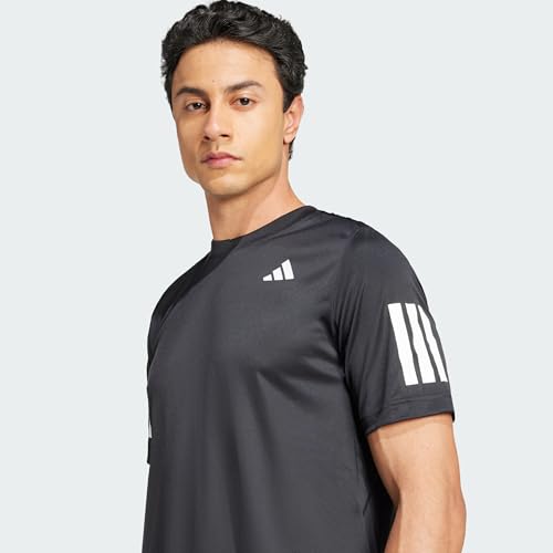 Image of adidas Men?S Club 3Str T-Shirts | Black |