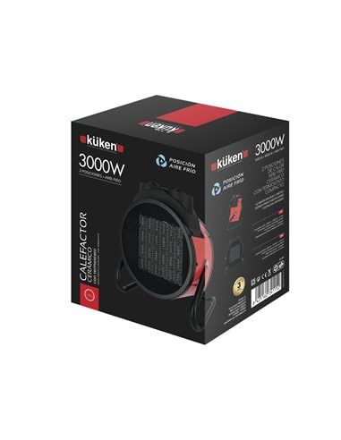 KUKEN Calefactor ceramico Prof.3000w.c/termost
