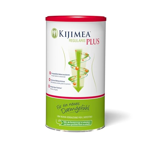 Kijimea Regularis PLUS für ein neues Darmgefühl | Mit erlesener Methylcellulose natürlichen Flohsamenschalen und ausgewählten Bakterienstämmen 225g