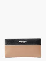 kate spade new york Women's Morgan Saffiano Leather Wallet Bi-Fold, Cafe Mocha Multi, One Size