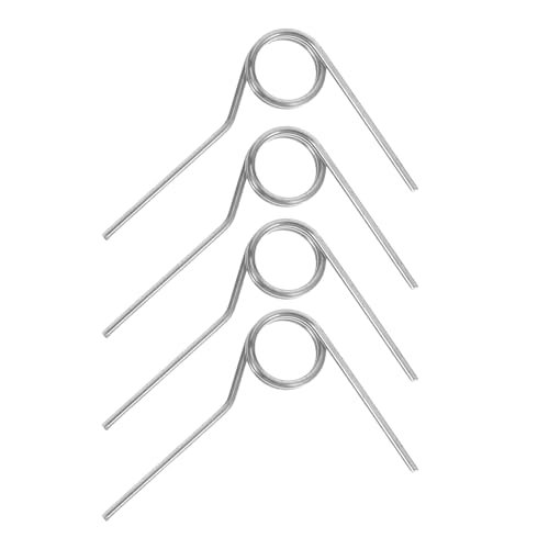 NULYLU ハーモニカ修理用スプリング 4個:金属製マウスオルガンテンションスプリング 楽器スペアパーツ ハーモニカマウスハープ交換用