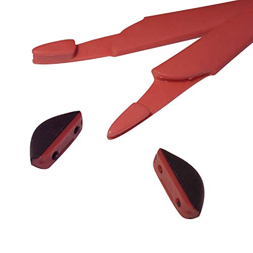 Manchons silicone rouge bleu pour lunettes Oakley Crosslink