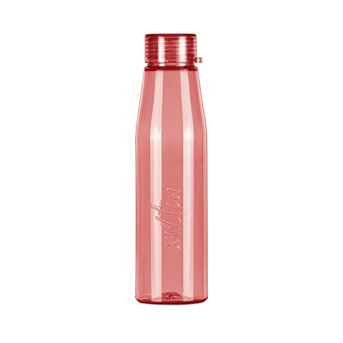 Milton Ripple 1000 Pet Water Bottle, 1 Piece, 1 Litre, Burgundy | BPA Free | 100% Leak Proof | Office Bottle | Gym Bottle | Home | Kitchen | Travel Bottle | Hiking | Treking Bottle