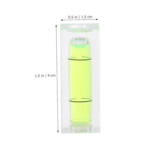 10 Niveles de burbuja de burbuja mini portátiles cuadrados verdes para carpintería 3
