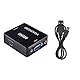 MAXTRACK VGA auf HDMI Konverter - CS40L, HDMI Adapter, VGA auf HDMI, Plug & Play, 1080p/60Hz Full HD, VGA auf HDMI Adapter kompatibel mit PC/Laptop, Projektor, Monitor, inkl. USB Stromkabel