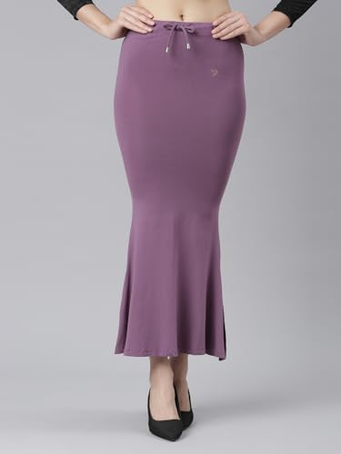 Image of TWIN BIRDS Saree Shapewear for Women | Super Soft Viscose Elastane Saree Petticoat Skirt | Stretchable & Comfortable SareeShaper