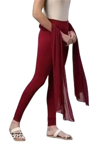 Classic Solid Leggings Dupatta Combo for Women-image-49