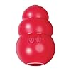 KONG Classic Stuffable Dog Toy – Fetch & Chew Toy for Dogs – Treat-Filling Capabilities & Erratic Bounce for Extended Play Time – Durable Natural Rubber Material – for Large Dogs