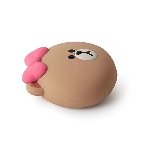 Line Friends Choco Character Cute Small Silicone Coin Purse Card Wallet Pouch, Beige #TOP3