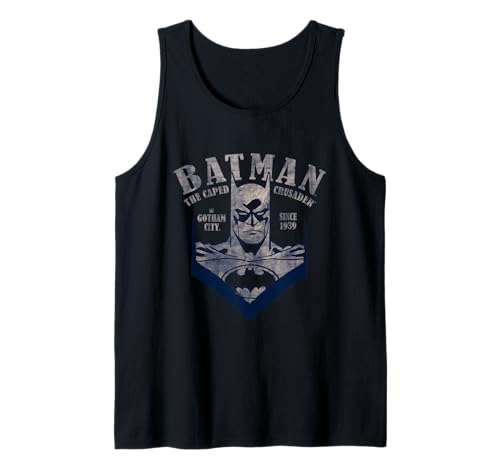 Batman The Caped Crusader Gotham City Since 1939 Tank Top