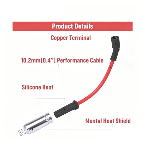 Cables de bujía para Saab 9-7x que optimizan el encendido del motor V8 3