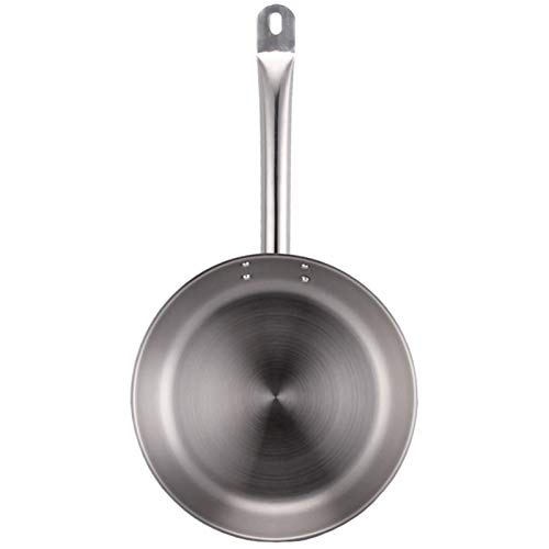 Solimery Cocina SartéN de InduccióN de 20 Cm SartéN de Acero Inoxidable SartéN Accesorios de Cocina Herramientas de Cocina