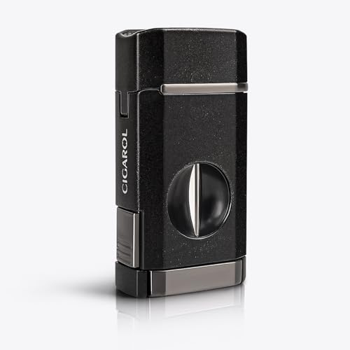 Encendedor para cigarros 3 en 1 CIGAROL negro miniatura 1