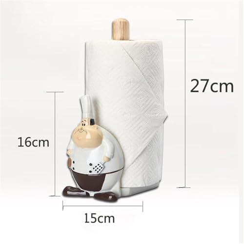 Soporte para papel de cocina vertical que ahorra espacio y decora tu hogar 3