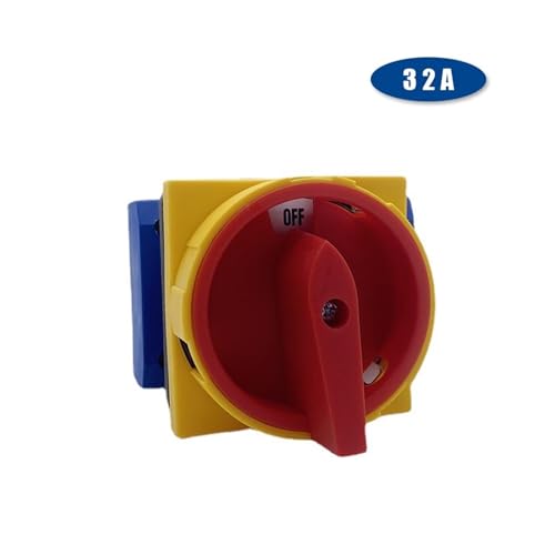 Interrupteur sectionneur triphasé LW30-32A/6P à six fils