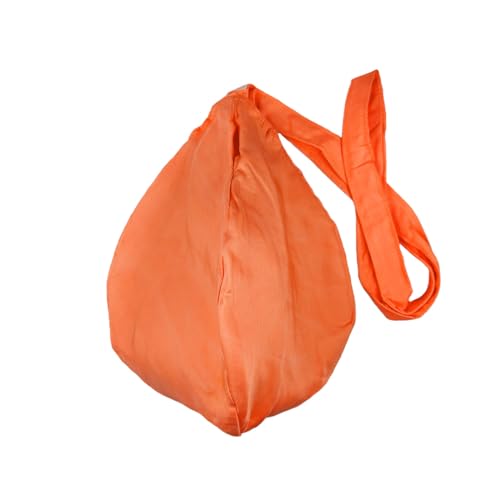 MAYAPURI Original Bhagwa Pure Cotton Gomukhi Japa Mala Bag Or Chanting Bag/Beads Bag With Zip Pocket And Sakshi Mala Counter For Daily Mantra Jaap, Saffron Color, travel, orange