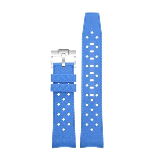 Bracelet montre caoutchouc 22mm pour Bioceramic Scuba Fifty Fathoms
