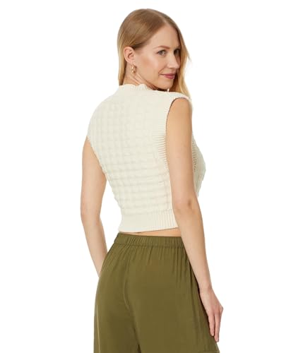 Madewell Women's Sarandon Checkered Stitch Vest2