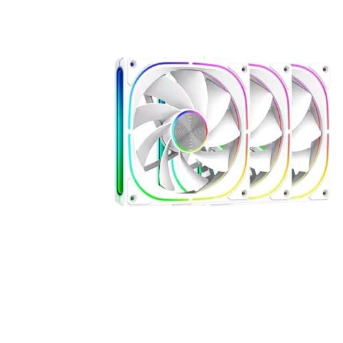Ventilador de caja ARGB UPSIREN PF-14 V2 White Reverse de 140 mm con rodamiento hidráulico