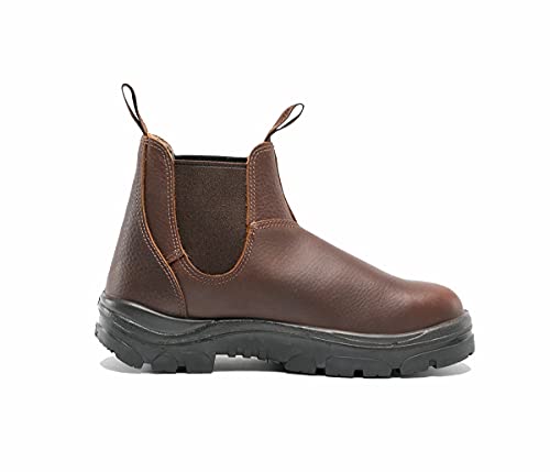 Steel Blue Men's Hobart 6-inch Elastic Sided Slip On Ankle Boot, Oak4