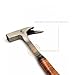 Single Angle Hammer Shockproof Square Head Hammer 45# Tool Steel Cowhide Cover Handle Strong Magnetic Sweat Absorbing Hammer