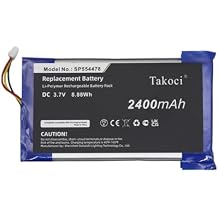 Replacement Battery Compatible with DXR-8 Pro,fits Part No SP554478, 3.7V 2400mAh / 8.88Wh