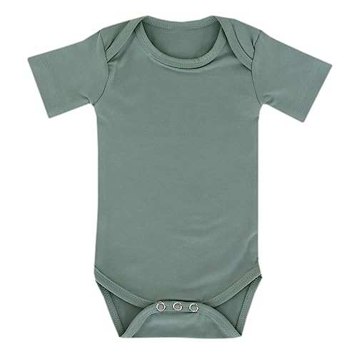 Copper Pearl Short Sleeve Bodysuit Baby: Ultra Soft Bodysuits for Newborns, Boys, Girls, and Infants - Stylish, Comfortable, Overlap Shoulders, Premium Knit Fabric - Briar, 6-12 Months