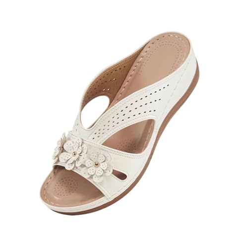 Orthopedic Sandals for Women, Summer Arch Support Wedge Sandals 2025 Non Slip Flip Flops Sandals