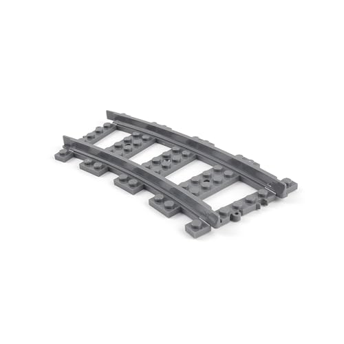 8x Lego City Binari Ferroviari Curvi - Lego - Immagine 4