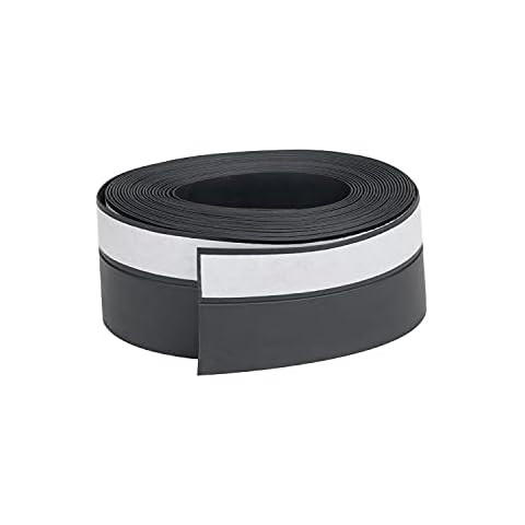 Door Window Seal Strip Silicone Door Bottom Seal Strip Tape 16 Feet Length Black Weather Stripping Self Adhesive Strip for Doors and Window Waterproof, Windproof, Dust Proof, Soundproof Cover