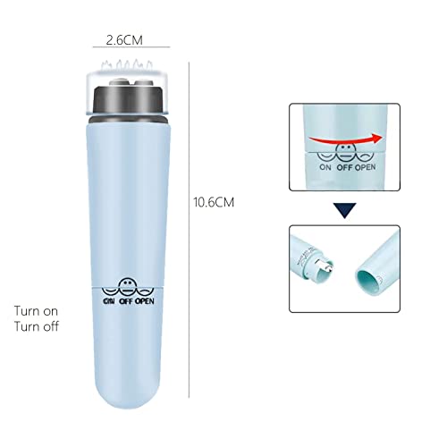 Brinmomp Mini Massager, Mini Travel Massager For Face Back, Neck (Blue) #TOP1