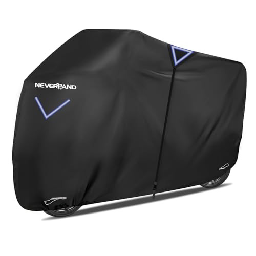 NEVERLAND Telo Coprimoto, Telo Moto per Esterno Interno impermeabile 295x110x140cm Tessuto Oxford 300D Copertura Moto Universale per Scooter Motorino Motocicletta XXXL