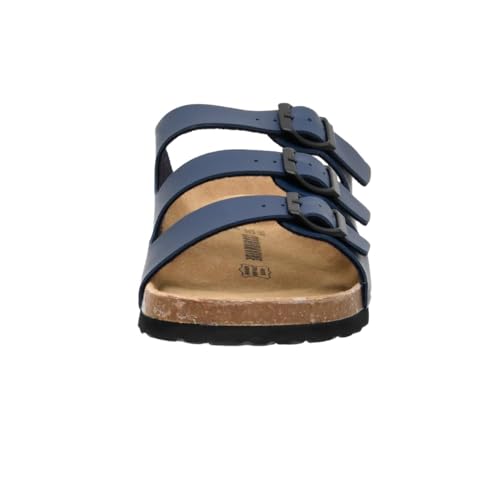 CUSHIONAIRE Men's Lela-M Cork Footbed Sandal with +Comfort4