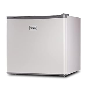 BLACK+DECKER 1.2 Cu. Ft. Compact Upright Freezer, Mini Deep Freeze with Full-Width Wire Shelf, White