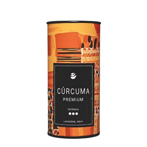 Curcuma en polvo de Lakadong, India 100g – 100% Natural y Sin Aditivos – Contenido Superior en Curcumina (7-9%) – Superalimento Antiinflamatorio