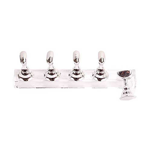 Soporte de uñas acrílico para práctica de arte miniatura 1